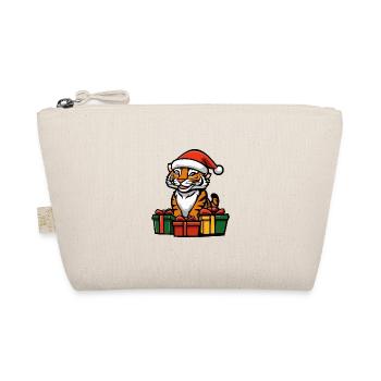 Tiger Christmas Gifts - Organic Pouch - nature - Front