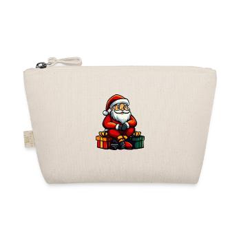 Weihnachtsmann Weihnachten Geschenke - Bio-Täschchen - Natur - Vorne