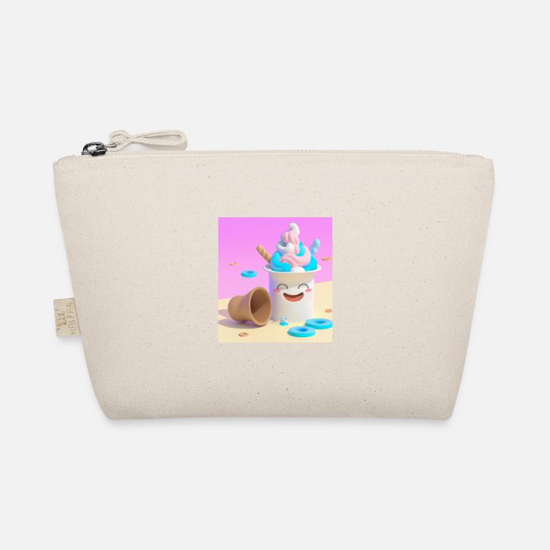 Karikatur-Eiscreme-Cuties Bio-Täschchen