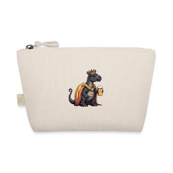 Dinosaur Brontosaurus Beer Funny - Organic Pouch - nature - Front