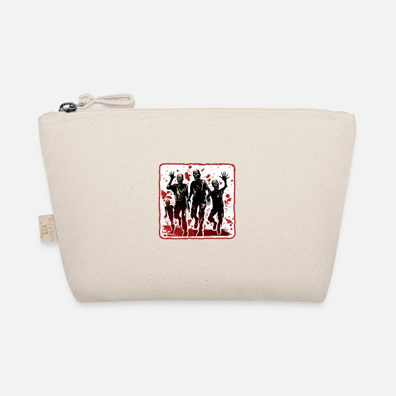 Halloween Zombies Warning Organic Pouch