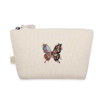 Bunte Blumen Schmetterling Naturliebhaber - Bio-Täschchen - Natur - Vorne