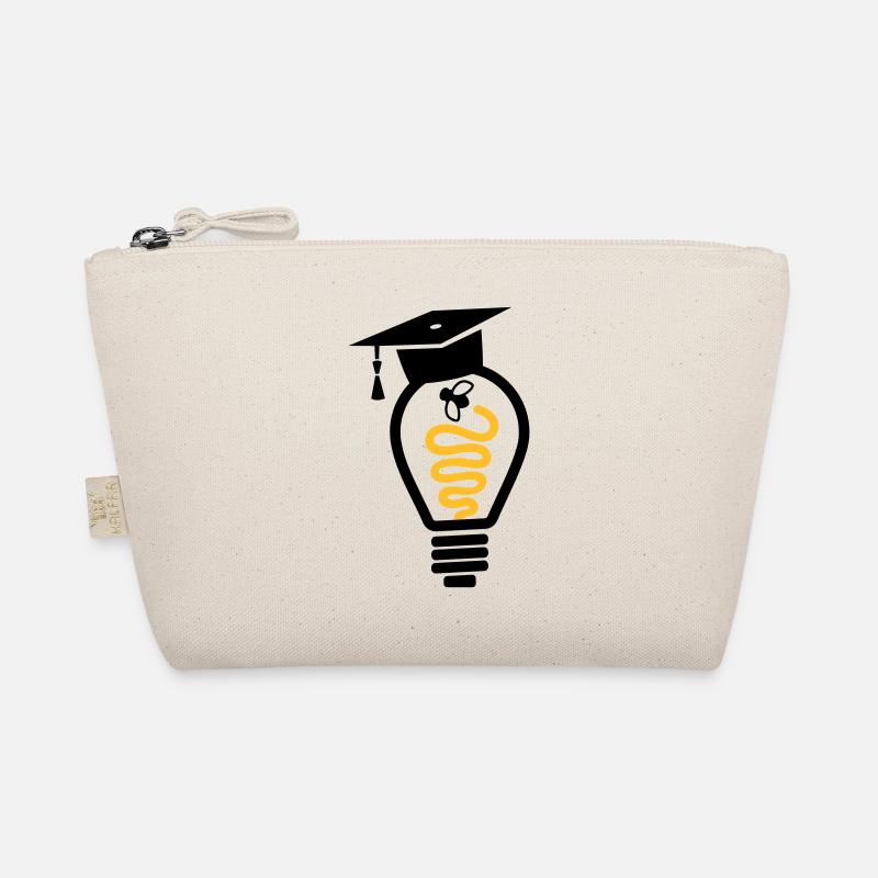 Glühbirne Doktorhut Fliege - Abschlussgeschenk Bio-Täschchen