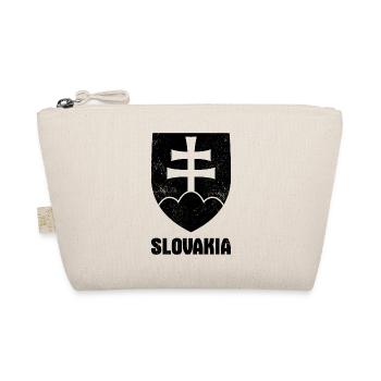 Slowakia Slowakei Wappen Europa Slowakisch - Bio-Täschchen - Natur - Vorne