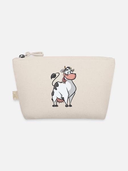 Funny Cow - Farm Muh Country Life Dairy Cow - Organic Pouch - nature - Front