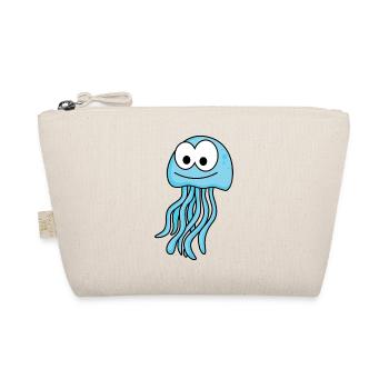 Jellyfish Comic Animal - Organic Pouch - nature - Front