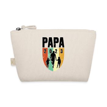 DAD 2023 FATHER'S DAY FATHER TWO CHILDREN - Organic Pouch - nature - Front