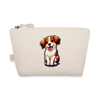 The Cute Dog, Bold and Vivid Colors - Organic Pouch - nature - Front