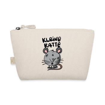Ratte Klein - Bio-Täschchen - Natur - Vorne