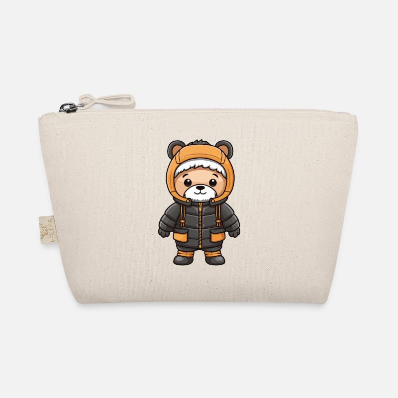 Bear Winter Comic Organic Pouch