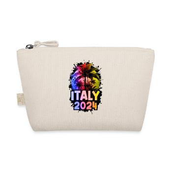 Italy 2024 Holiday Colorful - Organic Pouch - nature - Front