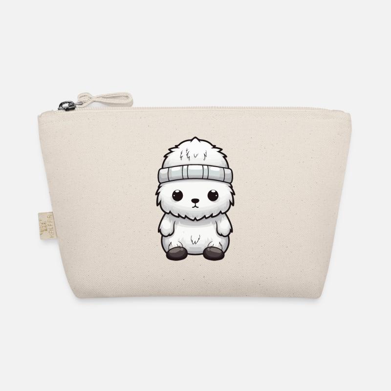 Polar Bear Animal Baby Comic Polar Bear Organic Pouch