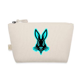 Hase Osterhase Kopf Ostern - Bio-Täschchen - Natur - Vorne