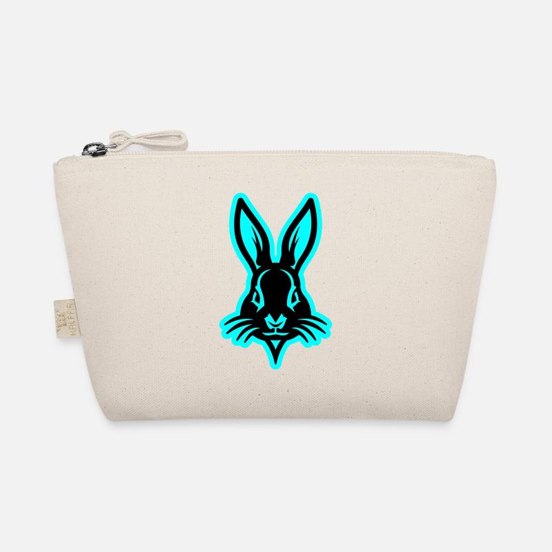 Bunny, Easter Bunny, Head Easter Organic Pouch