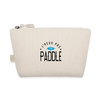 J'peux pas j'ai Paddle cadeau sport paddle surf - Trousse biologique - nature - Devant