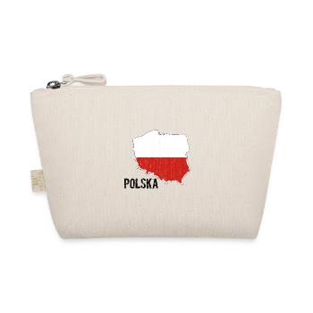 Contour du drapeau de la carte de la Pologne - Trousse biologique - nature - Devant