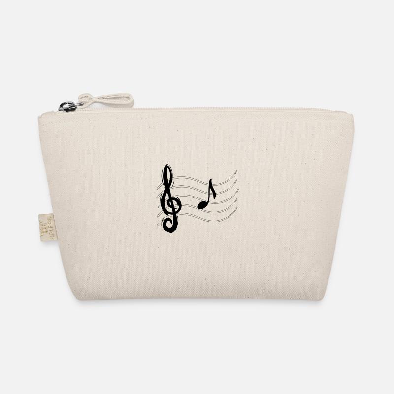 Violin clef Note La / A Staves Music Sheet Organic Pouch