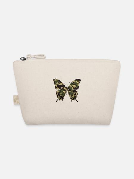 Natürliche Camouflage Schmetterling - Bio-Täschchen - Natur - Vorne
