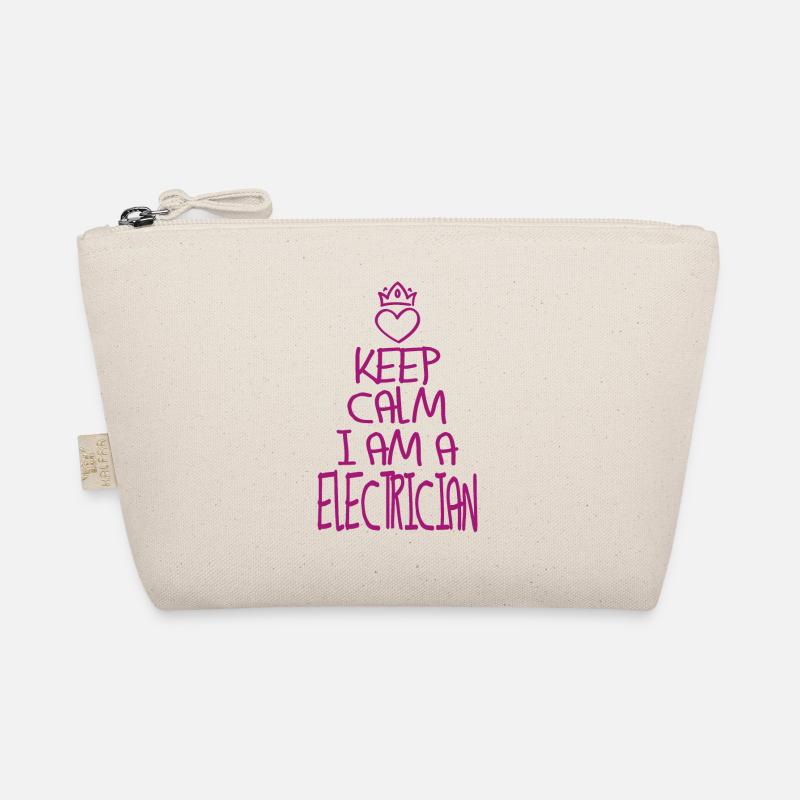 Keep Calm Elektriker cool Geschenk Bio-Täschchen
