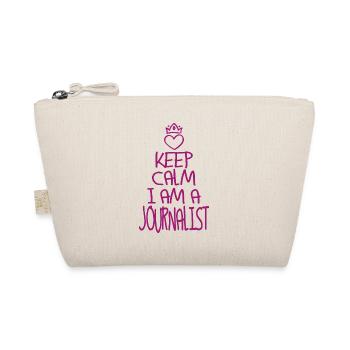 Restez calme Journaliste cool Cadeau de journaliste - Trousse biologique - nature - Devant