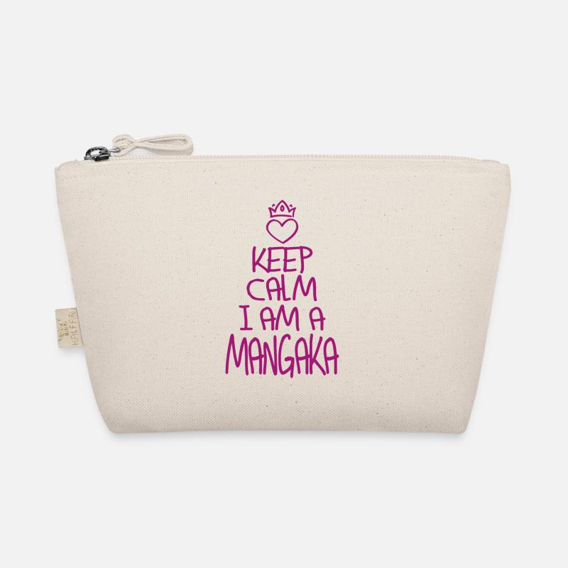 Keep Calm Mangaka cool Mangaka Gift Organic Pouch