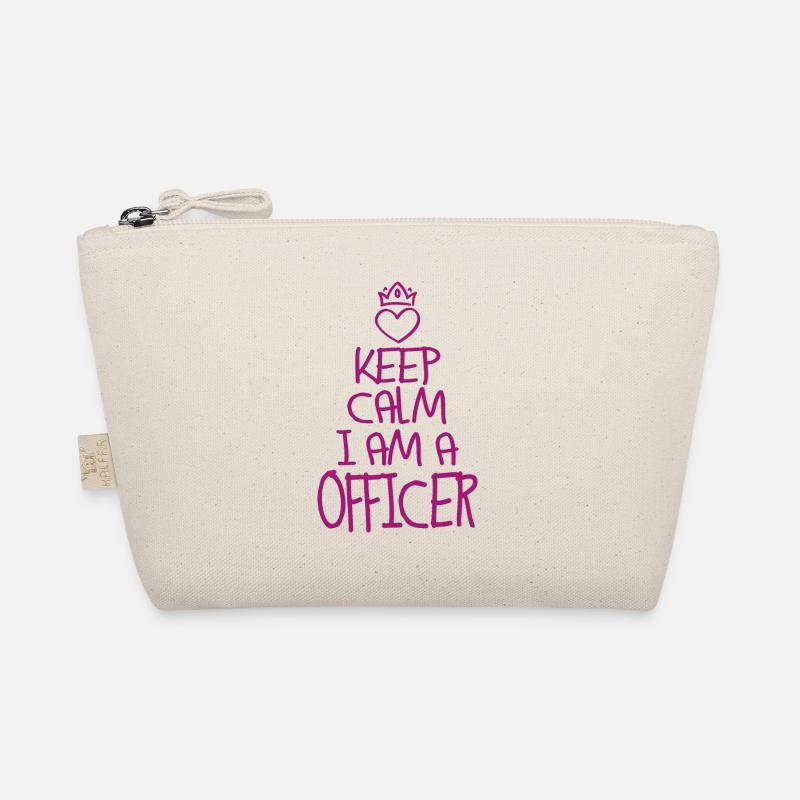 Keep Calm Officer Cool Officer Gift Organic Pouch