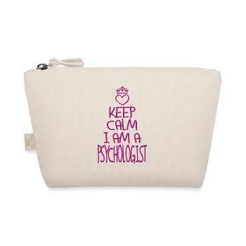 Keep Calm Psychologe cool Psychologe Geschenk - Bio-Täschchen - Natur - Vorne