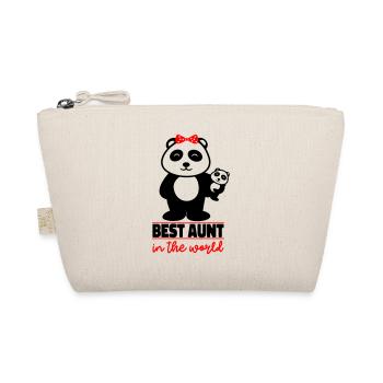 Meilleure tante du monde - Trousse biologique - nature - Devant