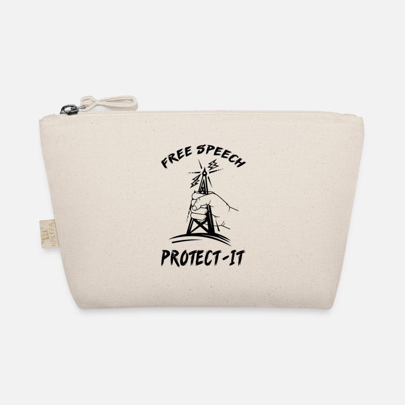 Free speech Journalist Reporter Beruf Geschenk Bio-Täschchen