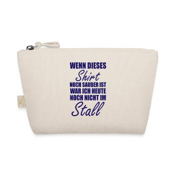 Wenn dieses shirt Pferd Sport Sattel Geschenk - Bio-Täschchen - Natur - Vorne