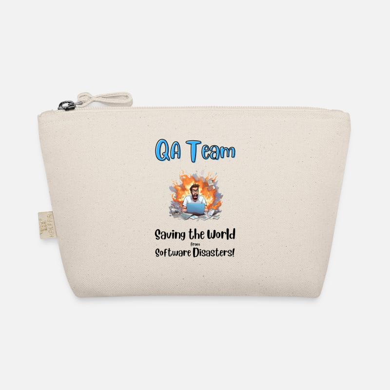 QA Team - Saving the World from Software Disasters Organic Pouch