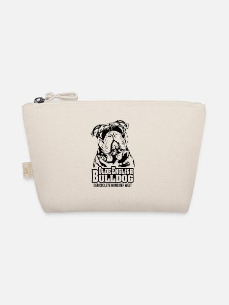 OLDE ENGLISH BULLDOG coolster Hund Hundespruch - Bio-Täschchen - Natur