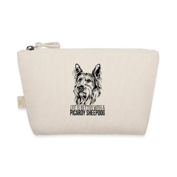 PICARDY LA VIE DE CHIEN DE BERGER est meilleure Hundespruch Hunde - Trousse biologique - nature - Devant
