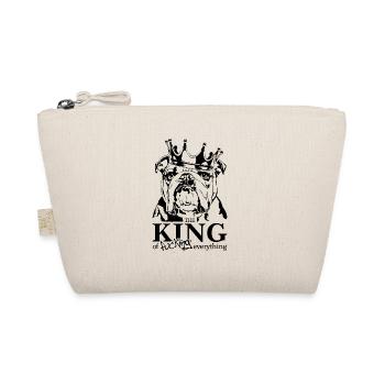 ENGLISH BULLDOG King of everything Dogs Wilsigns - Organic Pouch - nature - Front