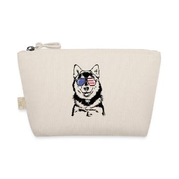 POMSKY Amérique Flag Dogs Wilsigns - Trousse biologique - nature - Devant
