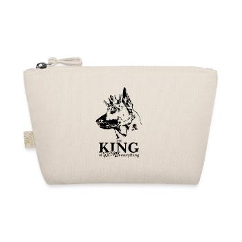 Malinois King of everything Saying Dogs - Organic Pouch - nature - Front