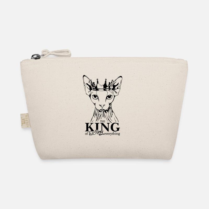 Sphynx King of everything Cat Saying Cat Organic Pouch