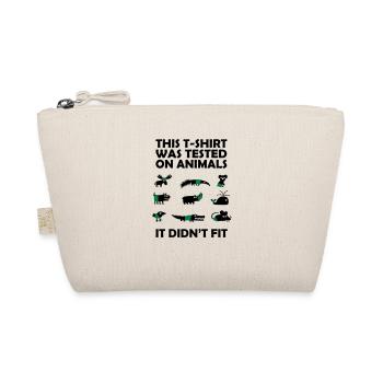 Tested on Animals - Didn't Fit - Bio-Täschchen - Natur - Vorne