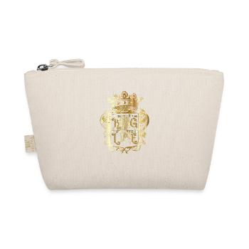 i am the KING of my LIVE - crown - lion - gold - Organic Pouch - nature - Front