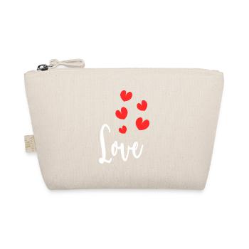 SAINT VALENTINE. bachelorette party. I LOVE YOU. I LOVE YOU. LOVE - Organic Pouch - nature - Front