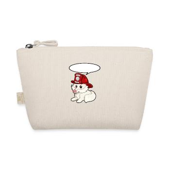 Firefighter Wolf - Organic Pouch - nature - Front