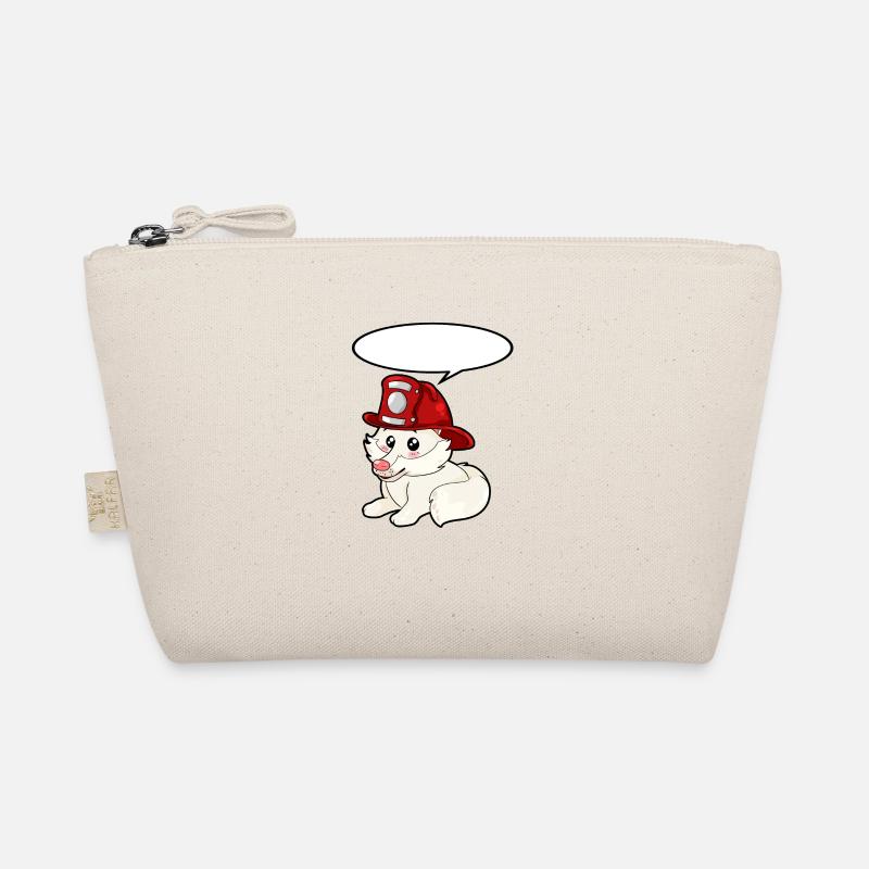 Firefighter Wolf Organic Pouch