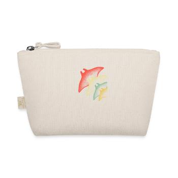 Dive Underwater Manta Ray Gift Idea - Organic Pouch - nature - Front