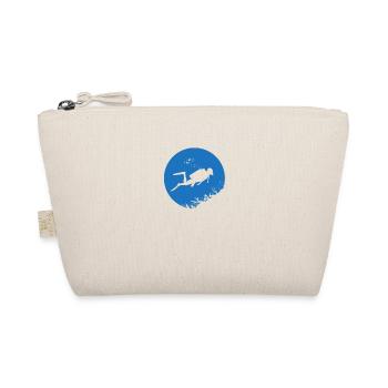 Dive Underwater Snorkel Divers Gift Idea - Organic Pouch - nature - Front