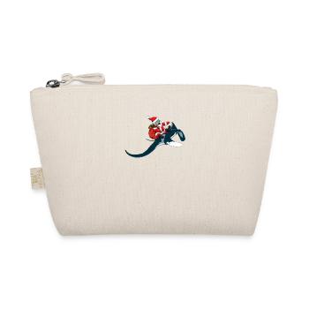 Christmas Manta Ray Xmas Diving Gift Idea - Organic Pouch - nature - Front
