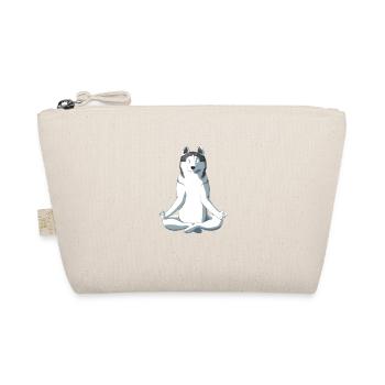Yoga husky chien - Trousse biologique - nature - Devant