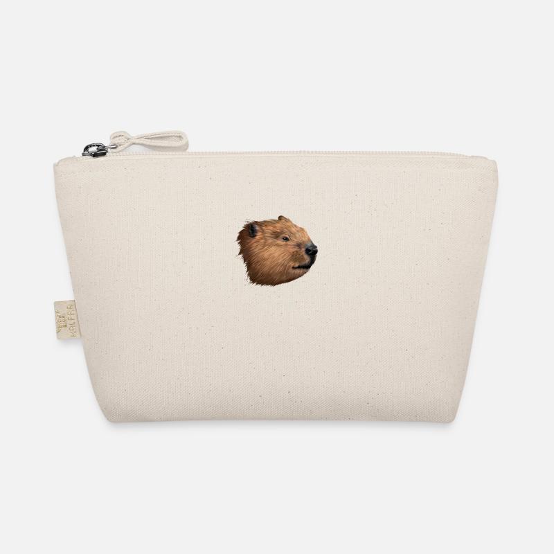 Beaver Splatter Organic Pouch