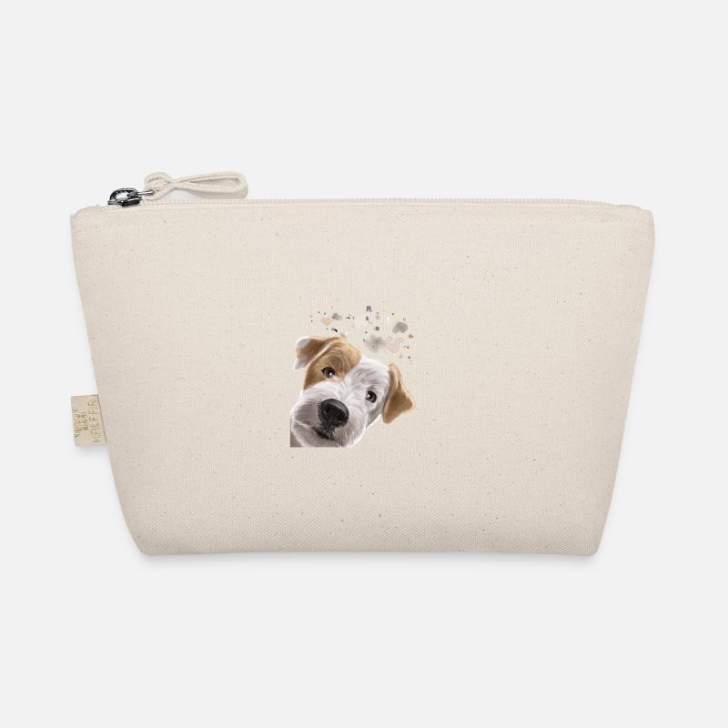 Curious Parson Russel Terrier Dog Organic Pouch