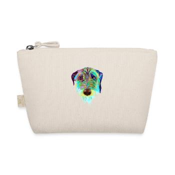 Splash Irish Wolfhound Dog - Organic Pouch - nature - Front
