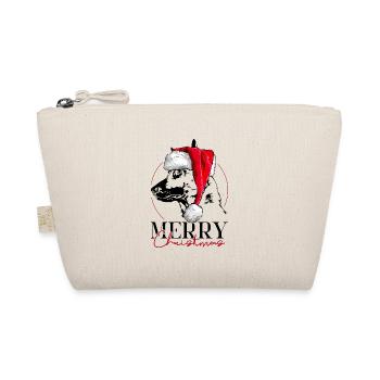 Santa MALINOIS Joyeux Noël Chiens Chiens Wilsigns - Trousse biologique - nature - Devant